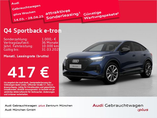 Audi Q4 Sportback e-tron 45 Virtual+/Navi+/Privacy/Ka