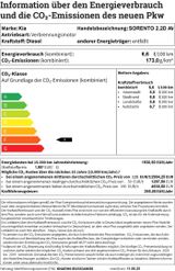 Kia SORENTO 2.2D AWD DCT8 PLAT 7S NAPPA GD - Kia Sorento: 7sitzer