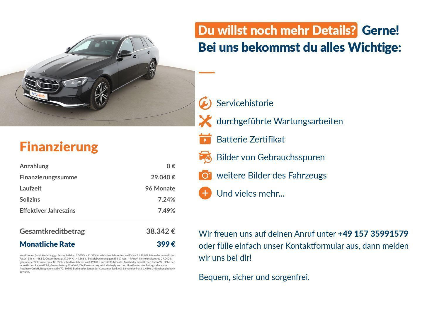 Mercedes-Benz E-Class Mild-Hybrid T Avantgarde Aut.*VC*PDC*TEMPO, миниатюра 14
