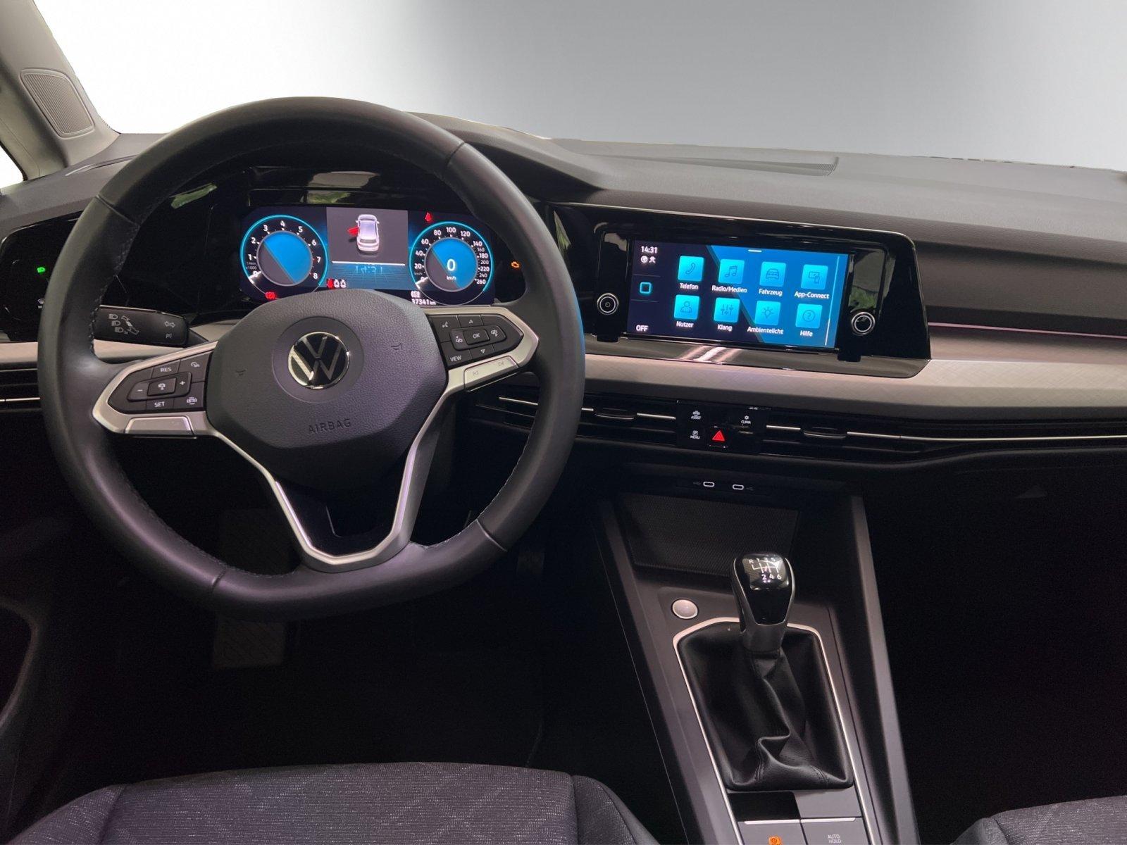 Volkswagen Golf VIII 1.0 TSI EU6d Life +LED+6-Gang+DAB, миниатюра 13