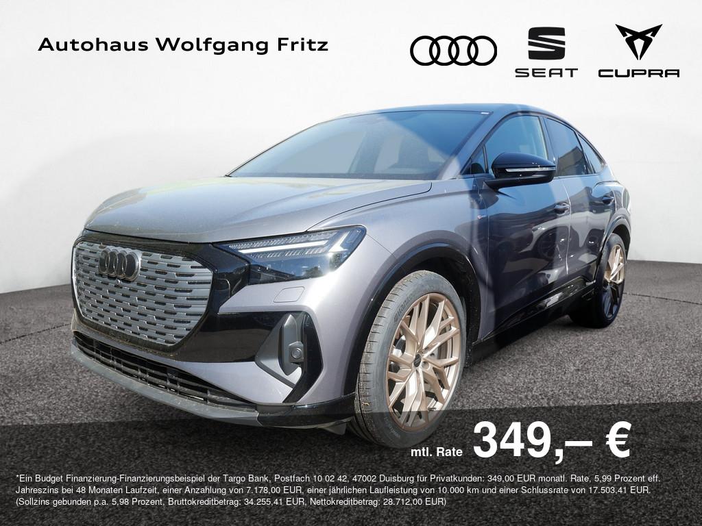 Audi Q4 Sportback 40 e-tron S-line PANO+LED+NAVI+SHZG