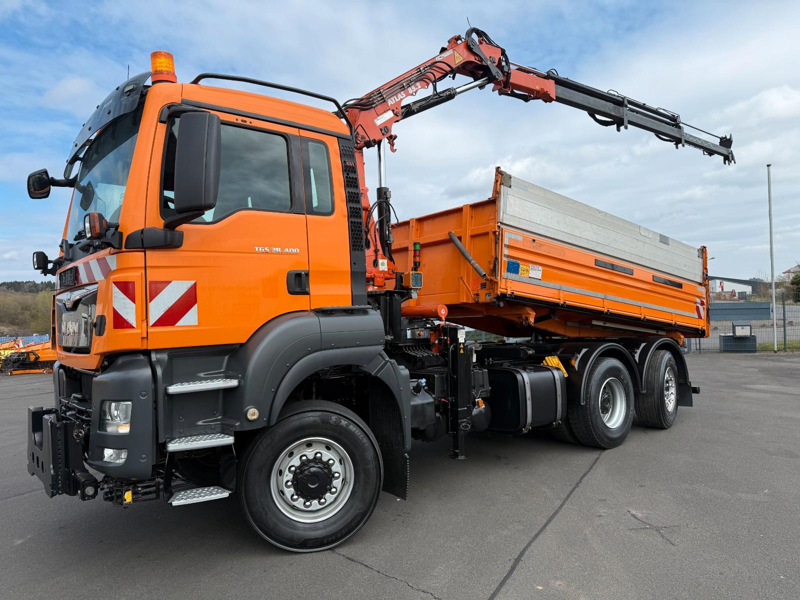 MAN TGS 28.400  6x4-4 Kran, Meiller, Winterdienst