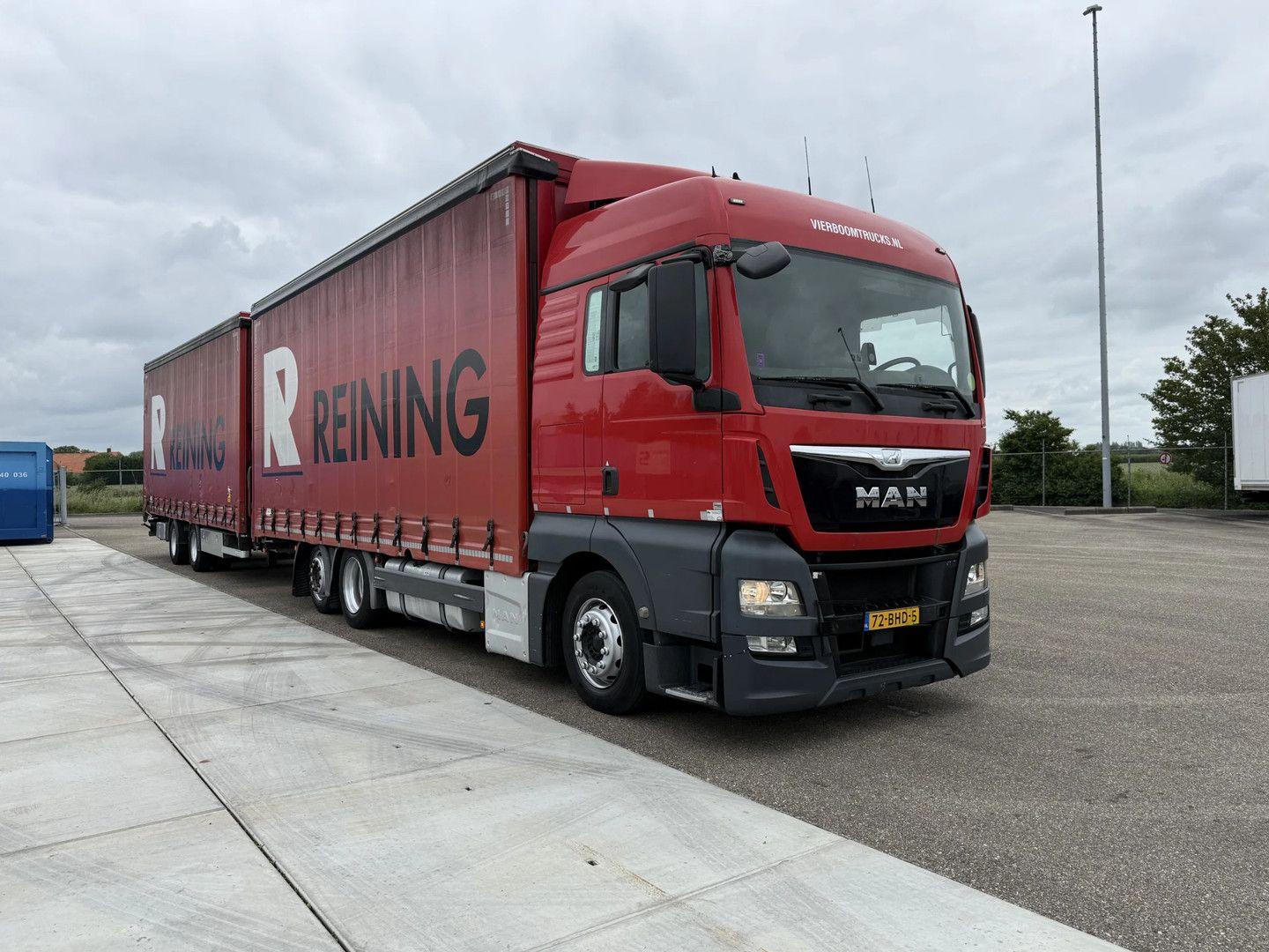 MAN TGX 24.400 6X2 Komplett mit Anhanger 115m3