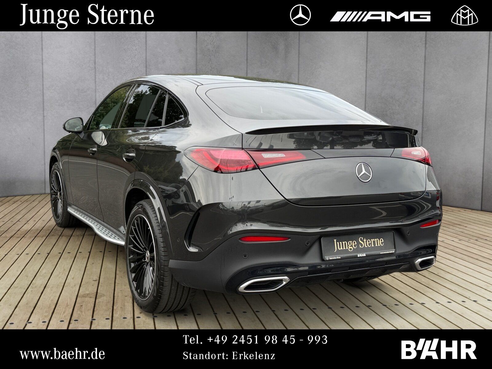 Mercedes-Benz GLC 300 d 4M Coupé AMG Night Pano 360° AHK LMR20 foto 3