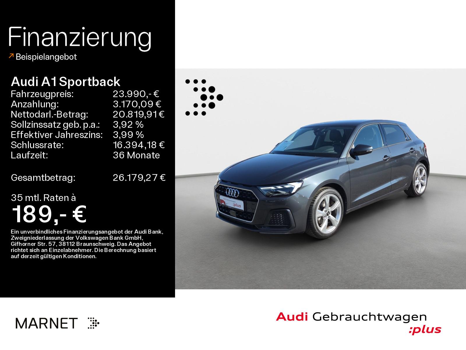 Audi A1 Sportback Advanced 30 TFSI S tronic*LED*SONOS