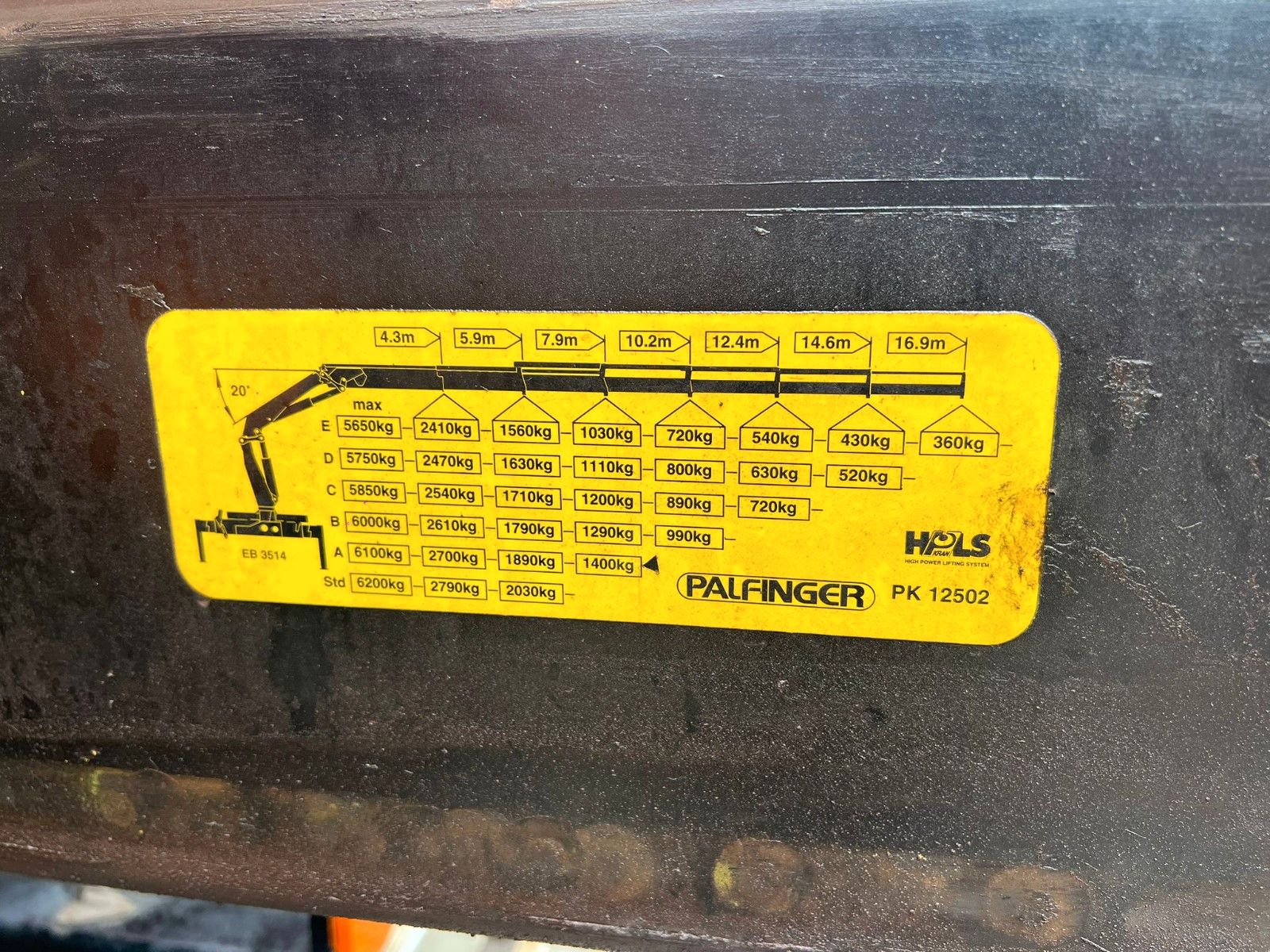 Fahrzeugabbildung MAN LE 14.220/Palfinger PK 12502/3.Seitenkipper/Doka