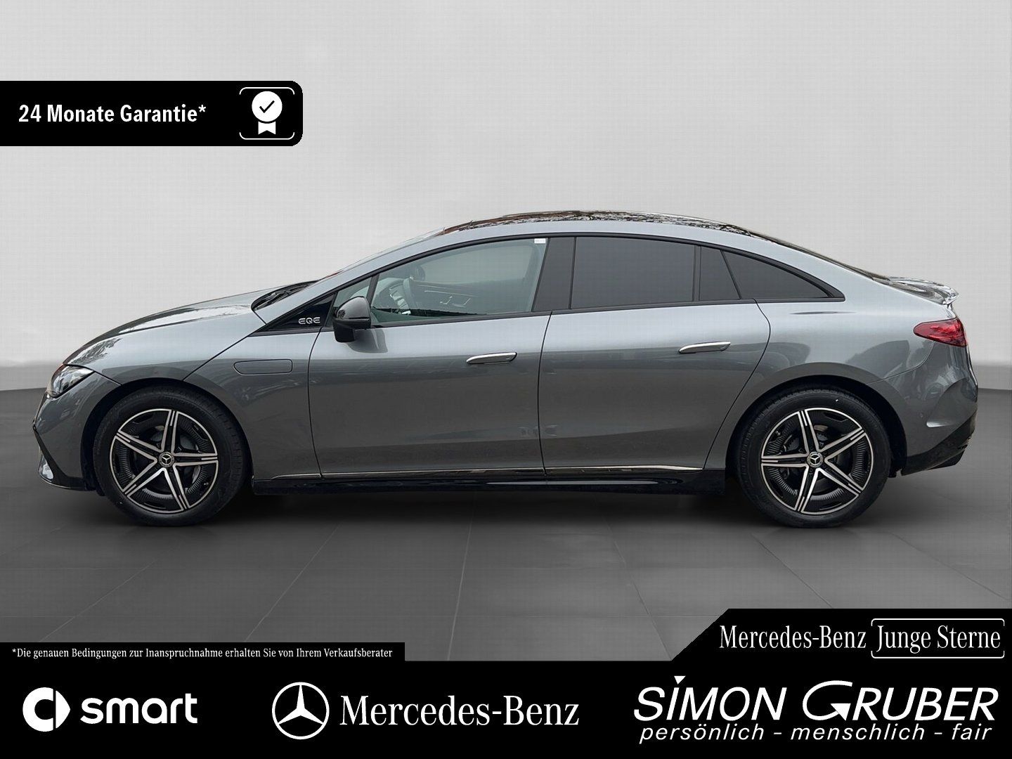 Fahrzeugabbildung Mercedes-Benz EQE 350 4M AMG Int/Ext Pano WP Distronic Md2024