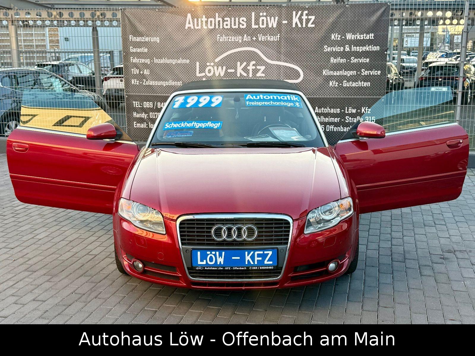 Audi A4 Cabriolet 1.8 T S-LINE TÜV NEU SCHECKHEFT