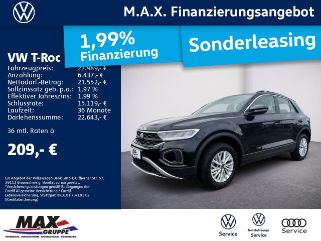T-Roc 1.5 TSI DSG LIFE LED+KAMERA+PDC+DCP+LANE A