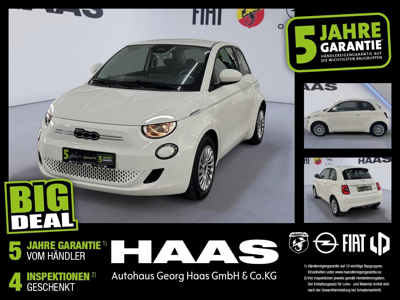 Fiat 500 e Base Nichtraucher bis zu 5 Jahre Garantie