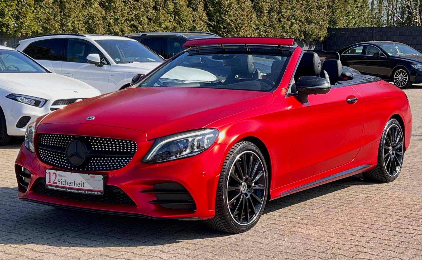 Mercedes-Benz C180 Cabrio 9G-TR-AMG LINE-BURMESTER-360°CAM-