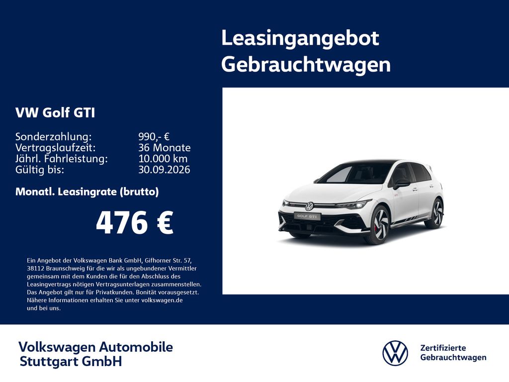 Golf GTI Clubsport 2.0 TSI DSG Navi Kamera Pano