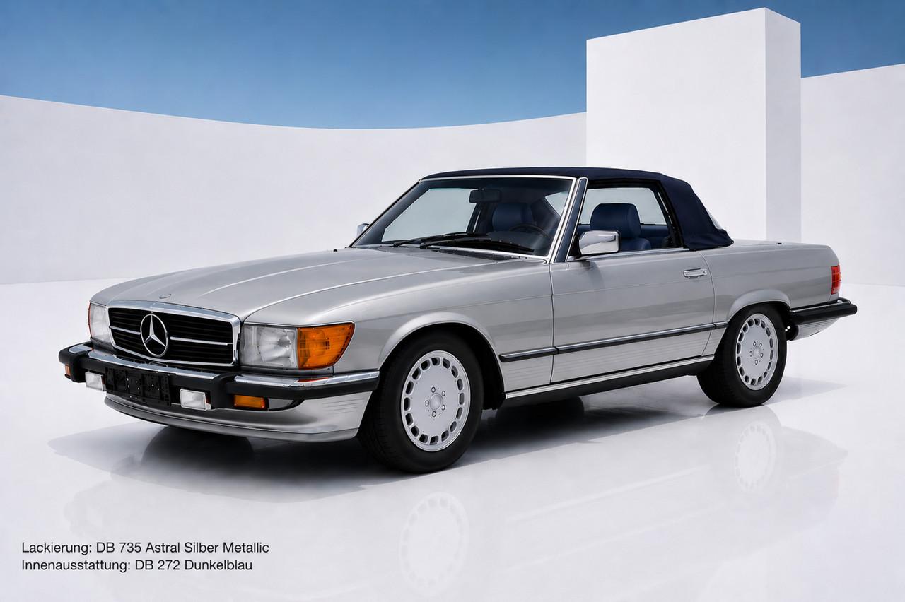 Mercedes-Benz R107 SL 560 Bestellfahrzeug frame-off