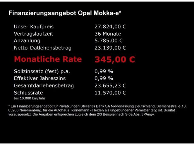 Mokka-e B FACELIFT ELECTRIC GS 54kWh AUTOMATIK+L