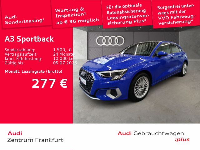 Audi A3 Sportback 40 TFSI quatt STHZ+PANO+HUD+AHK+LED