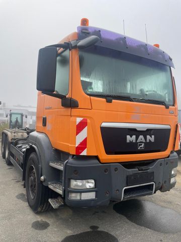 MAN TGS 26.440 6x6 BL / Abrollkipper/Klimaautom/SH