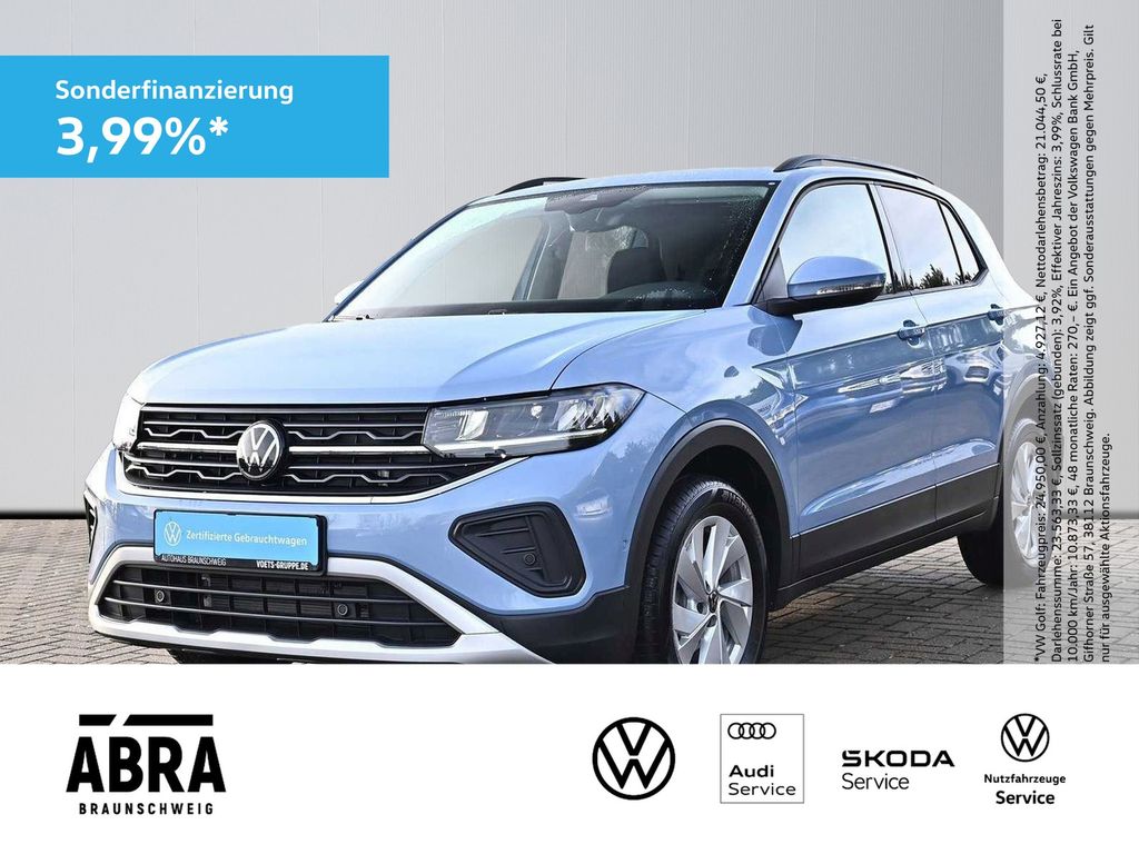 T-Cross 1.0 TSI Life LED+NAVI+CAM+LANE+ACC+PDC+G