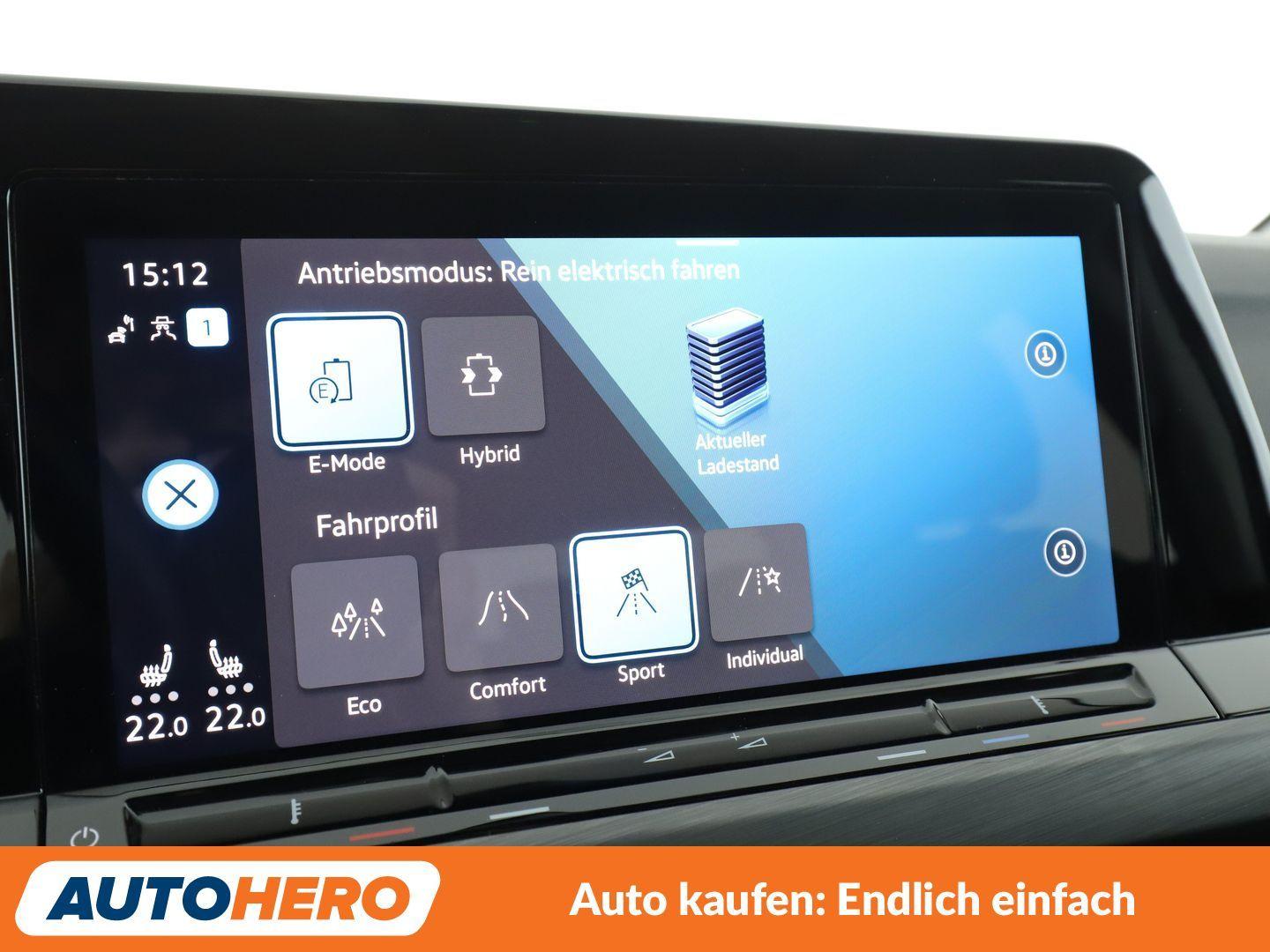 Volkswagen Golf VIII 1.4 eHybrid Style Aut.*NAV*LED*ACC*CAM, миниатюра 27