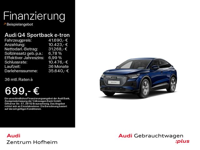 Audi Q4 Sportback e-tron 45*LED*Virtual*Navi+*Sportsi