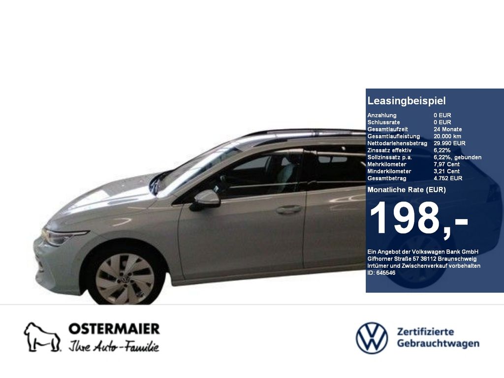 Volkswagen Golf VIII Variant STYLE 1.5TSI 150PS NP.49T STDH