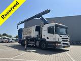Scania P 280 6x2 EEV / HMF 2120-S3 Crane / Geesink GPM3