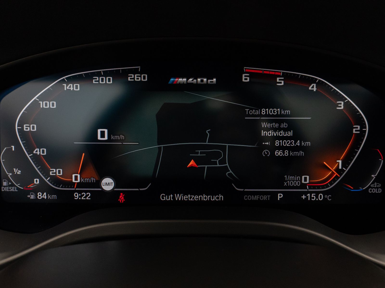 Fahrzeugabbildung BMW X3 M40d Panorama 360° HUD DAB H/K AHK Komfort