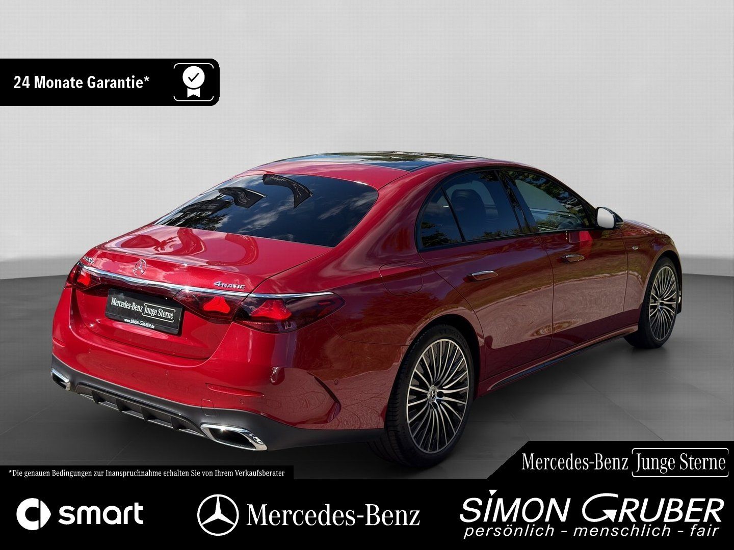 Fahrzeugabbildung Mercedes-Benz E 400 e AMG Pano Burm4D Fahrass+ Airmatic Sitzkl