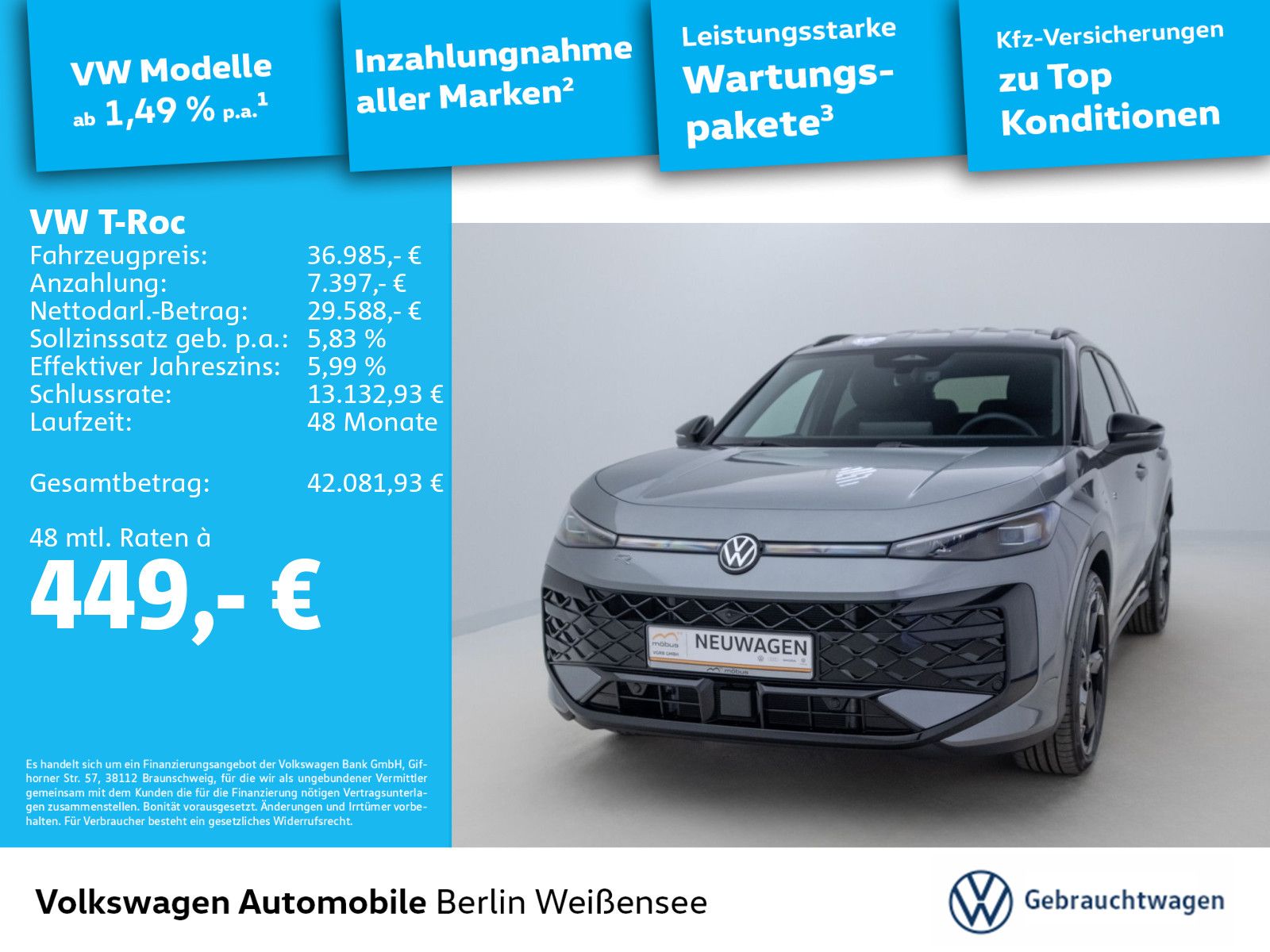Volkswagen T-Roc 1.5 eTSI R-Line DSG AHK IQ-LIGHT HUD NAV 3 foto 2