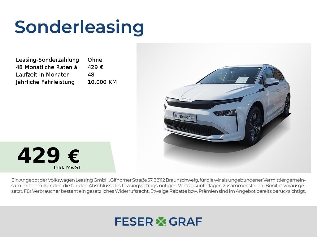 Skoda Enyaq 85 82 kWh Batterie RFK. LED, NAVI