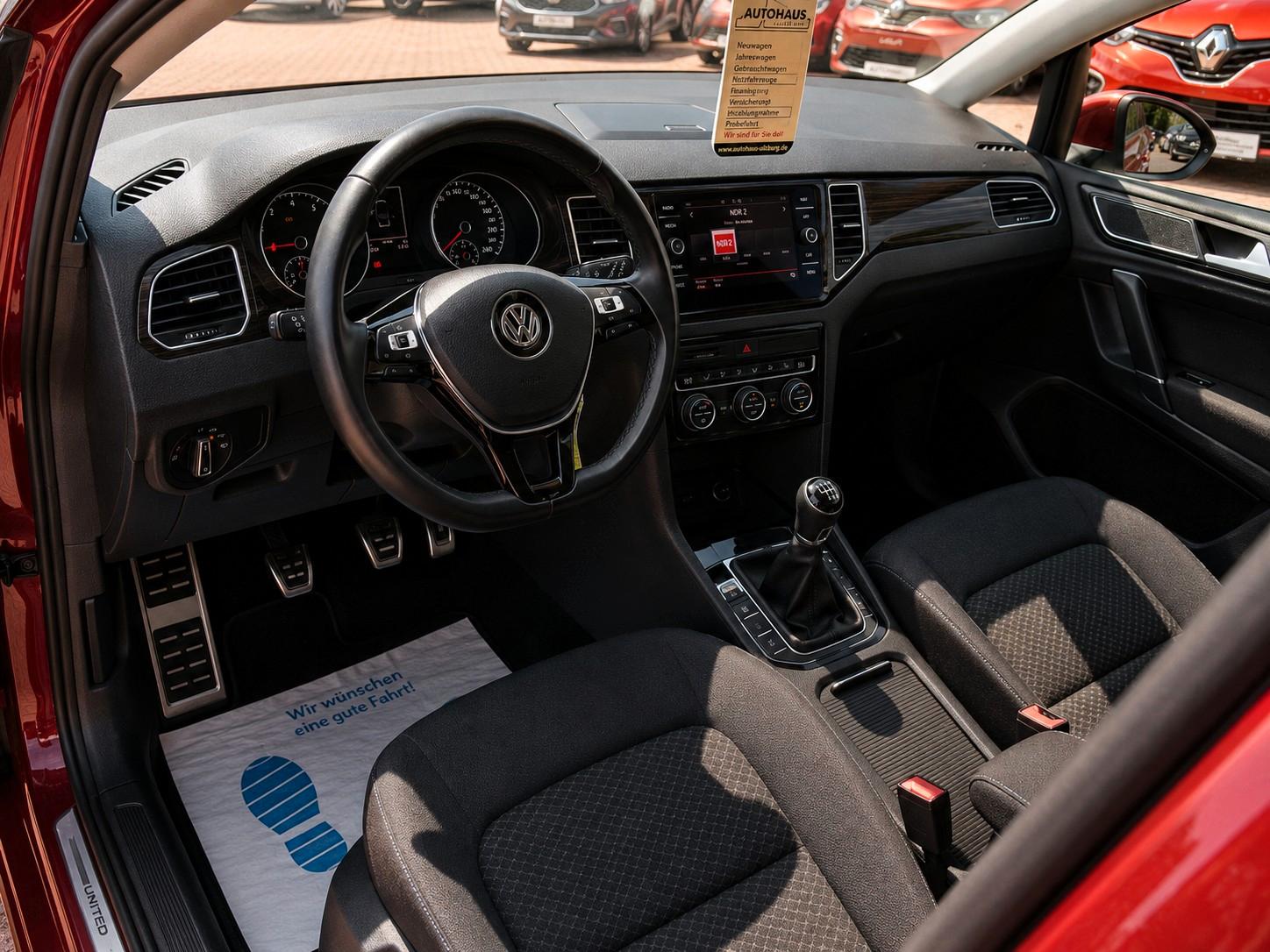 Volkswagen Golf Sportsvan VII United/Navi/Klimaaut/SHZ/PDC!, миниатюра 15