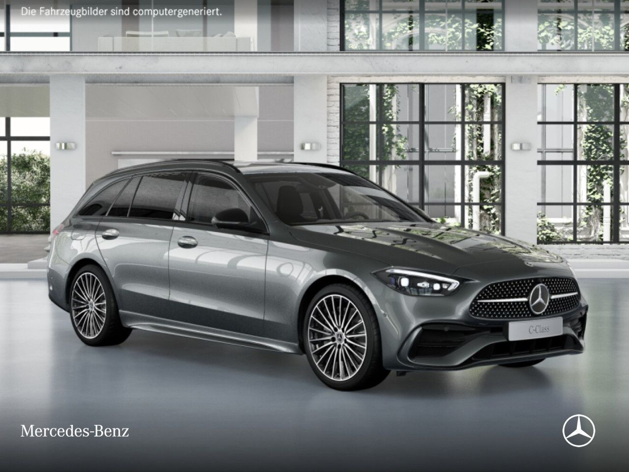 Mercedes-Benz C 220 d T AMG NIGHT PANO 360 AHK BURMESTER 19 foto 16
