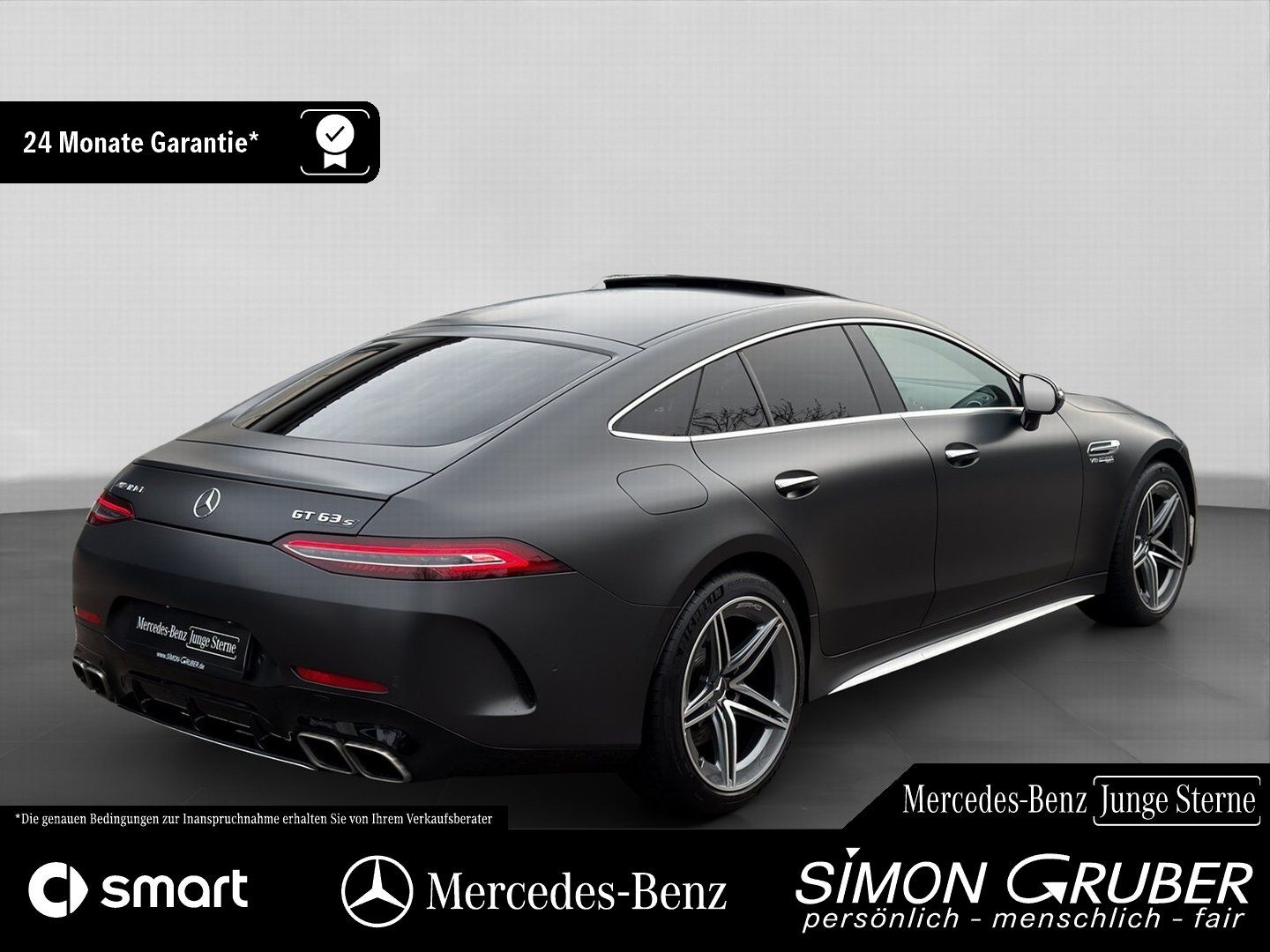 Fahrzeugabbildung Mercedes-Benz GT 63 S 4M AMG magno Nappa Burm3D HUD Mod 2025