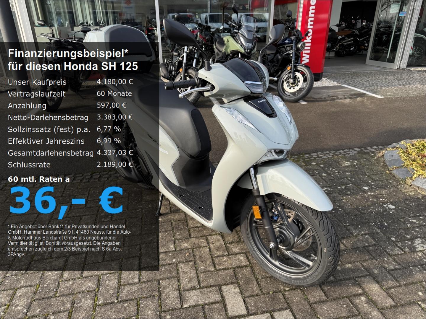 Honda SH 125 *Topcase*B196*6Jahre Garantie*