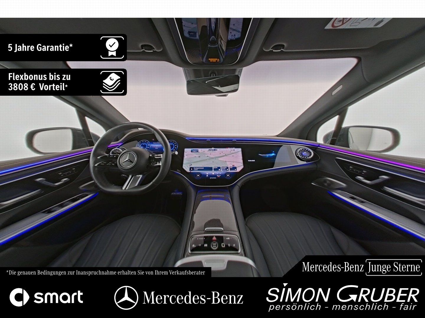 Fahrzeugabbildung Mercedes-Benz EQE 500 4M SUV AMG Carbon Hyper Leder HUD AHK