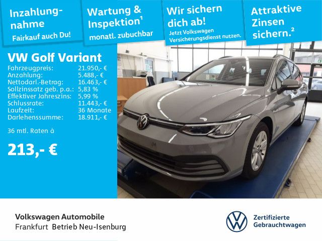 Volkswagen Golf VIII Variant 2.0 TDI FrontAssist DAB+ LED G