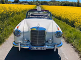 Mercedes-Benz 220S (220 S) Cabrio W180 Ponton Weiß Oldtimer - Mercedes-Benz 220: Ponton 220s