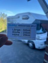 Fiat Hobby Wohnmobil , 2 separate Doppelbetten  - Fiat Separate Dusche