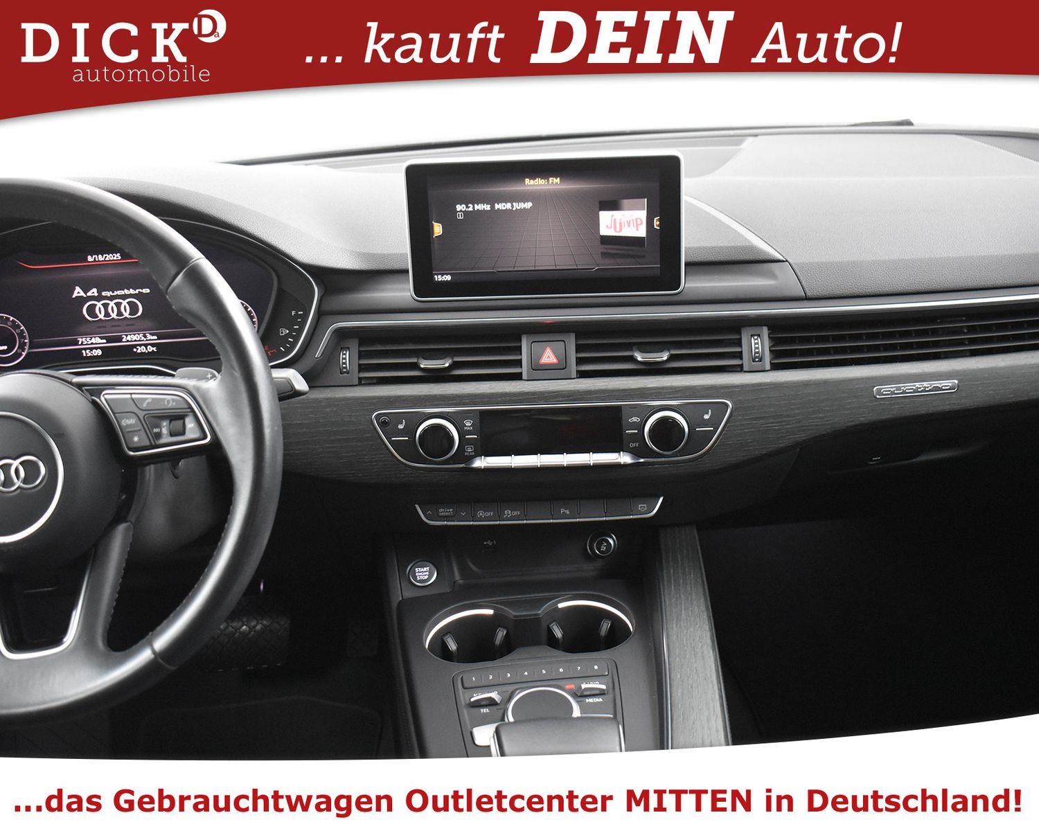 AUDI A4 2.0 TFSI Quatt S LINE SPORT+VIRTU+MEMO+PANO+ - Image 12