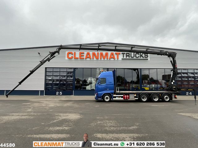 Volvo FH 520 8x4 Euro 5 Hiab 24 Tonmeter laadkraan + F