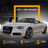 Audi A5 Cabriolet S line |XEN|SHZ|NAVI|AUTOMATIK|PDC| - Audi A5: Weiß