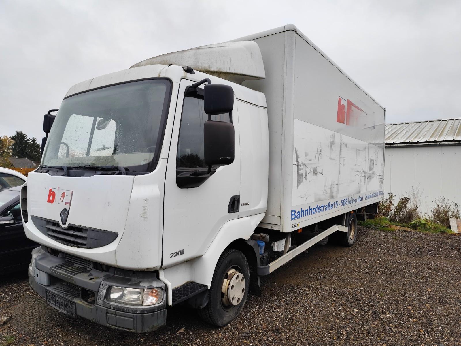 Andere Renault Midlum Kofferfahrzeug / Hebebühne