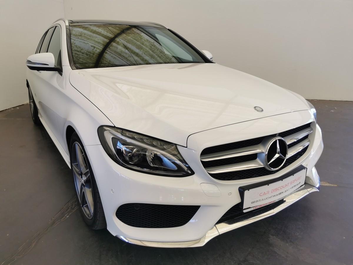 Mercedes-Benz C 220 d T AMG Line 4Matic-Panodach-Standheizung-