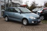 Skoda Fabia 1.4 16V Combi Sport KLIMA PDC TEMPOMAT - Skoda Fabia mit Benzin-Antrieb: Blau, Kombi, 1.4