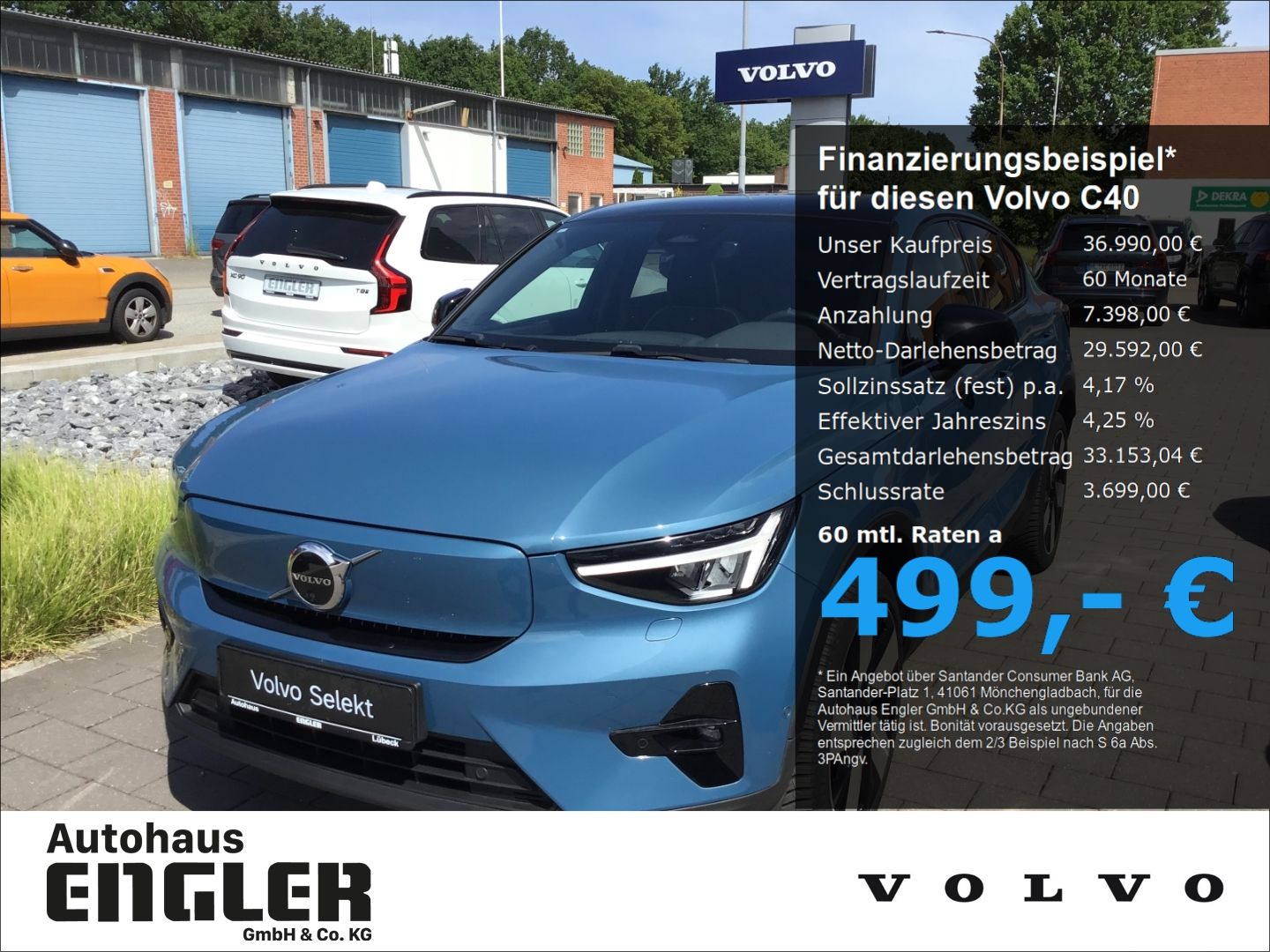 Volvo C40 Ultimate Recharge Twin Motor AWD Stdhzg. Cam