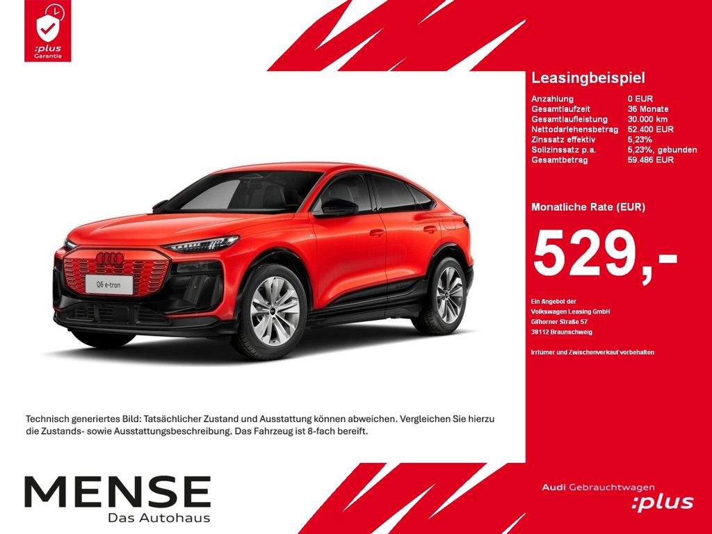 Audi Q6 Sportback e-tron 185 kW S-Line Standhzg ACC