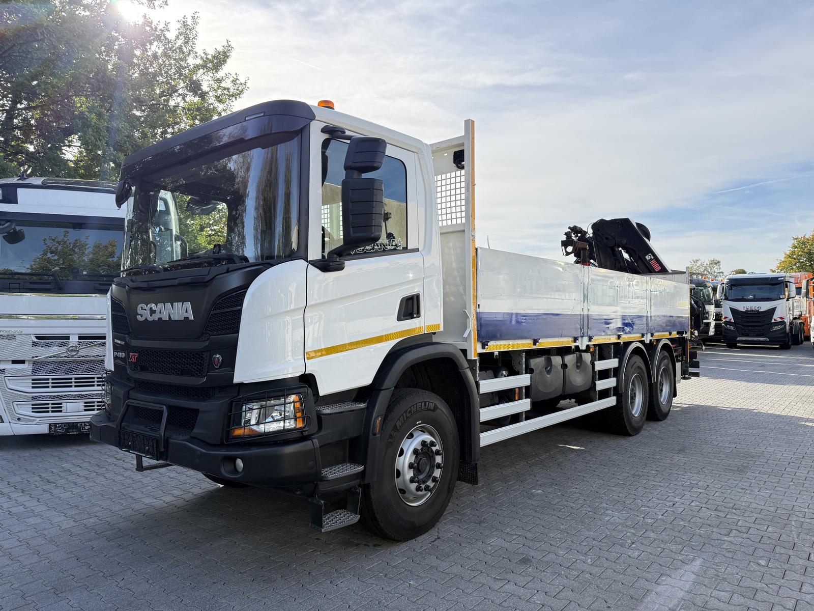 Scania P410 XT 6X4 Kran Hiab X-HiDuo 188-4