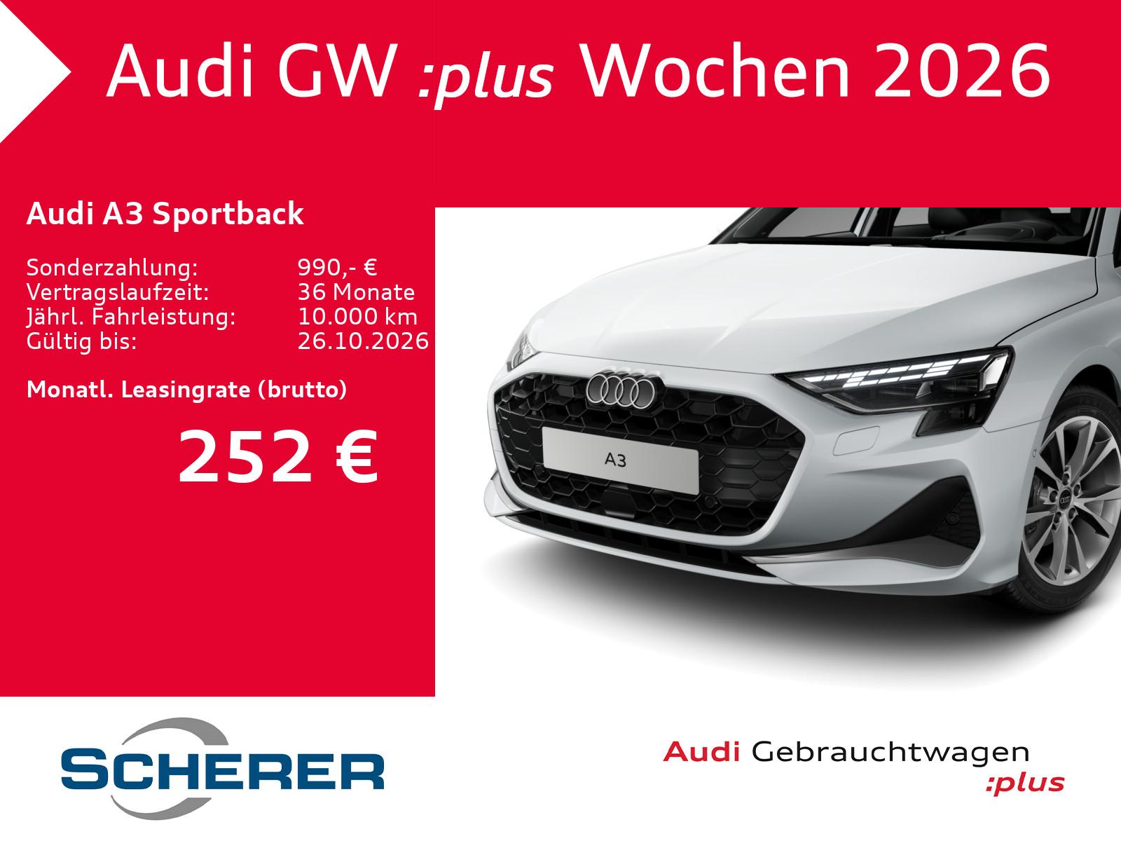 Audi A3 Sportback advanced TFSI S tronic LED SONOS RF, миниатюра 8