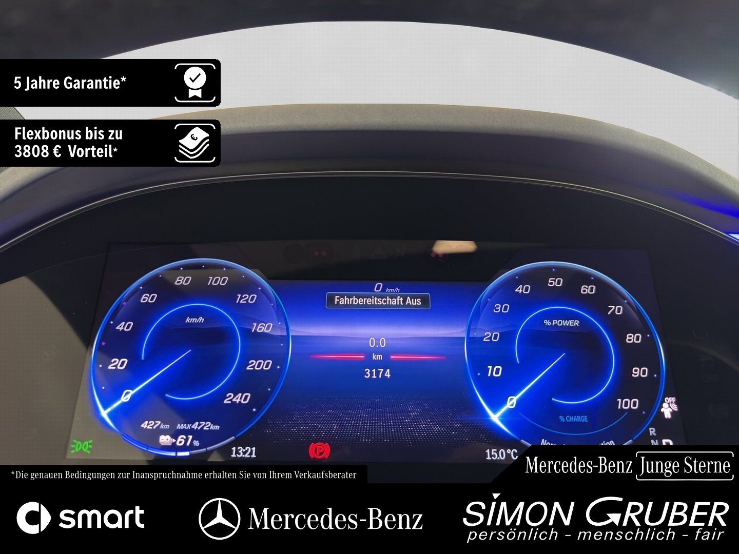 Fahrzeugabbildung Mercedes-Benz EQS 450 4M AMG Elec. Art Hyperscreen HAL Mod2026