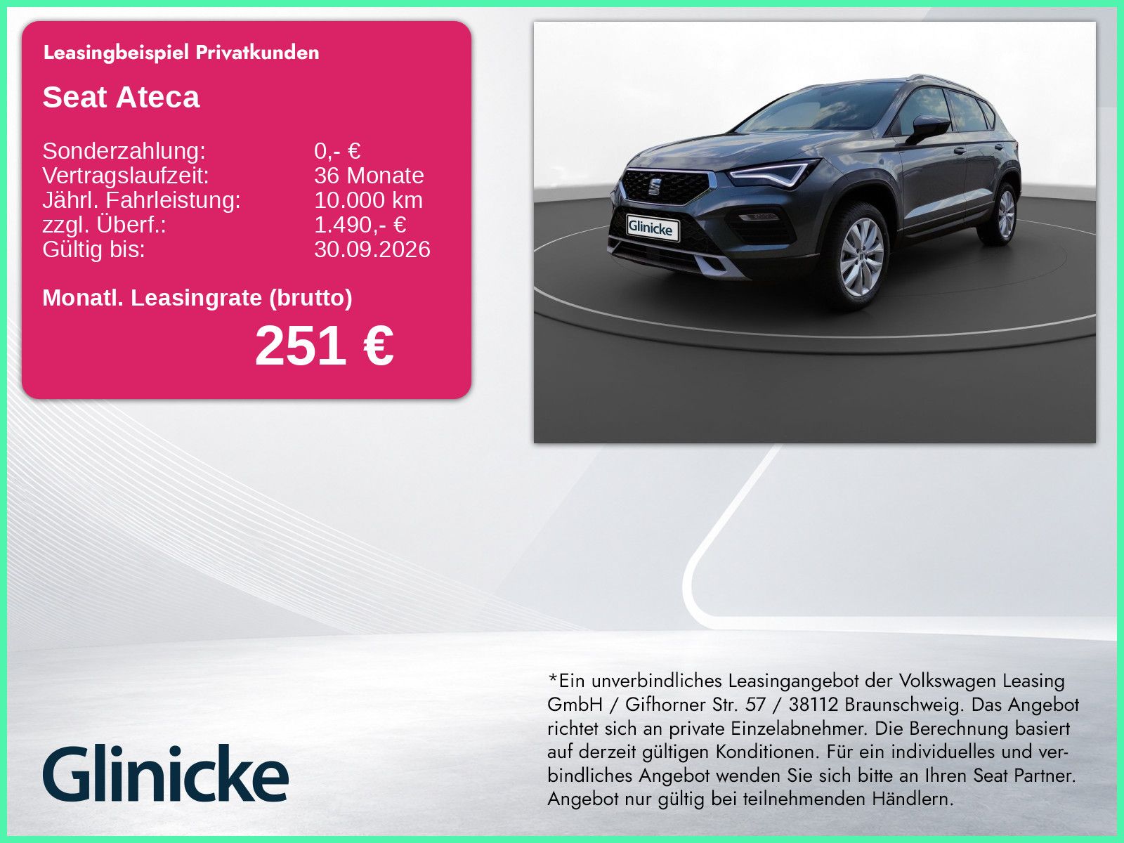 Seat Ateca 1.5 TSI DSG Road Edition
