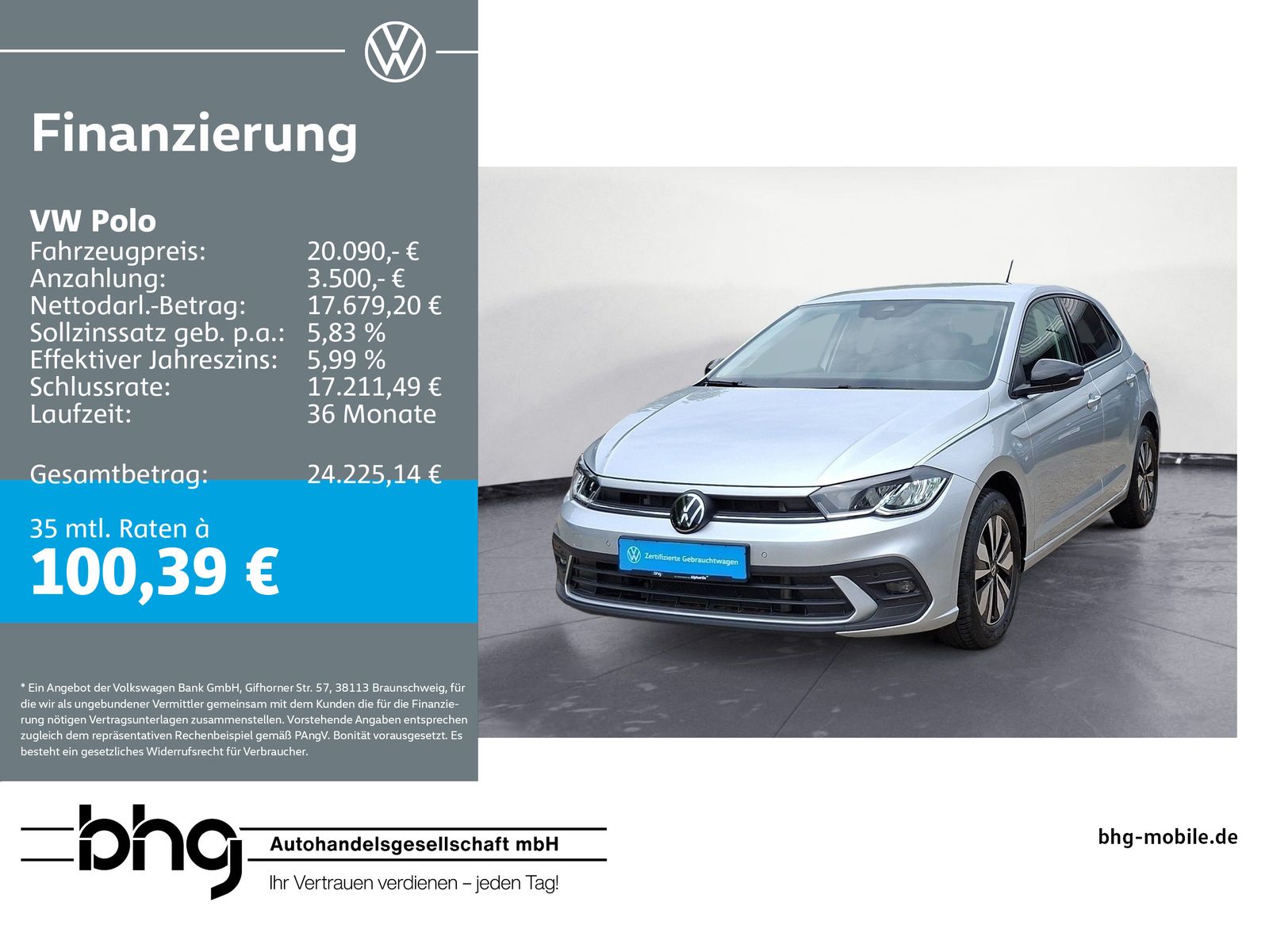 Volkswagen Polo 1.0 TSI DSG GOAL #KAMERA #AHK #ACC #APP-CON
